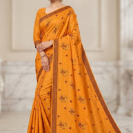 Fancy Cotton Saree with Without Blouse for Premium Ethnic and Traditional Wear | PJA-SIFIYA