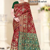 Comfort Rapier Silk Matching Saree With Blouse Piece | TUL-KALASH SILK VOL-03