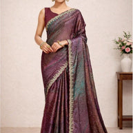Contemporary Printed Saree with Blouse Piece for Premium Wear | RDD-MELLISA
