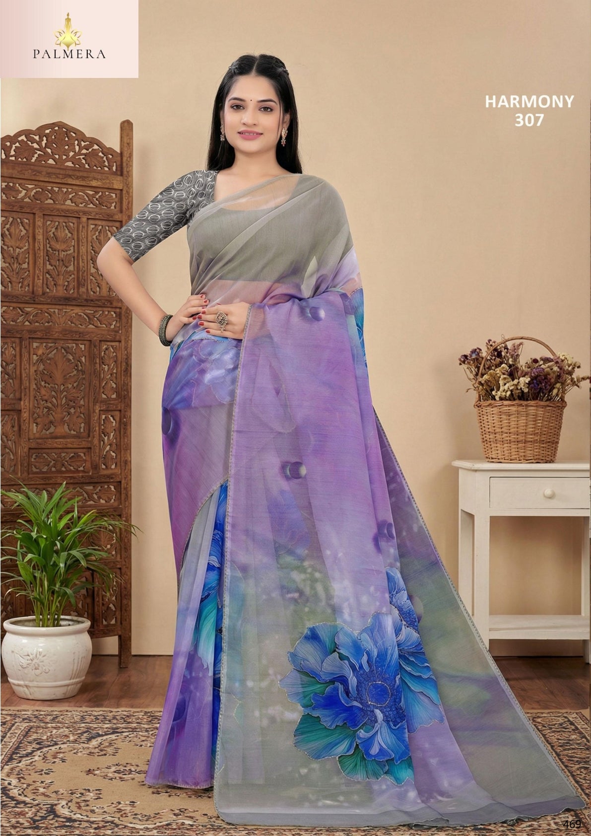 Harmony Organza Saree with Blouse for Premium Ethnic and Designer Wear | ALL-HARMONY VOL-03
