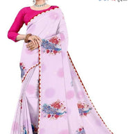Georgette Print Loose Saree with Blouse for Premium Ethnic and Traditional Wear | TD-COCONUT