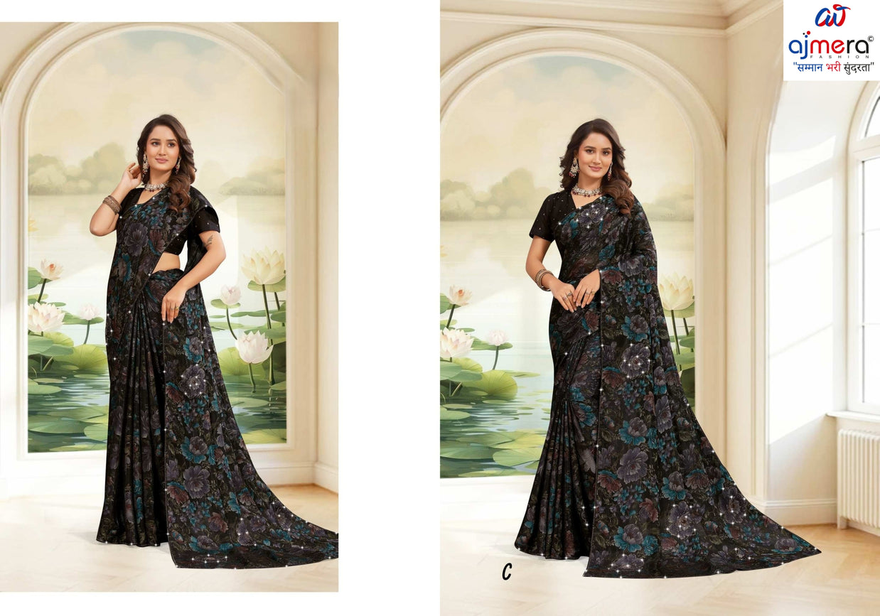 Stylish Printed Saree with Blouse Piece for Traditional Celebrations  | RDD-KAAMYA VOL-03