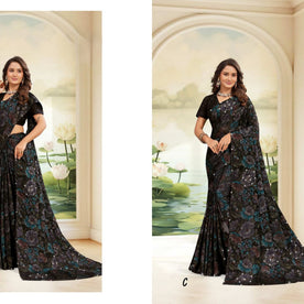 Stylish Printed Saree with Blouse Piece for Traditional Celebrations  | RDD-KAAMYA VOL-03