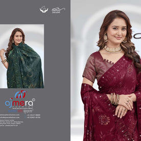 Fashionable Printed Saree with Blouse Piece for Festive Collection  | RDD-YUKTI VOL-58
