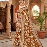Beautiful Printed Saree with Blouse Piece for Cultural Celebrations | GPT-MEGHA-3