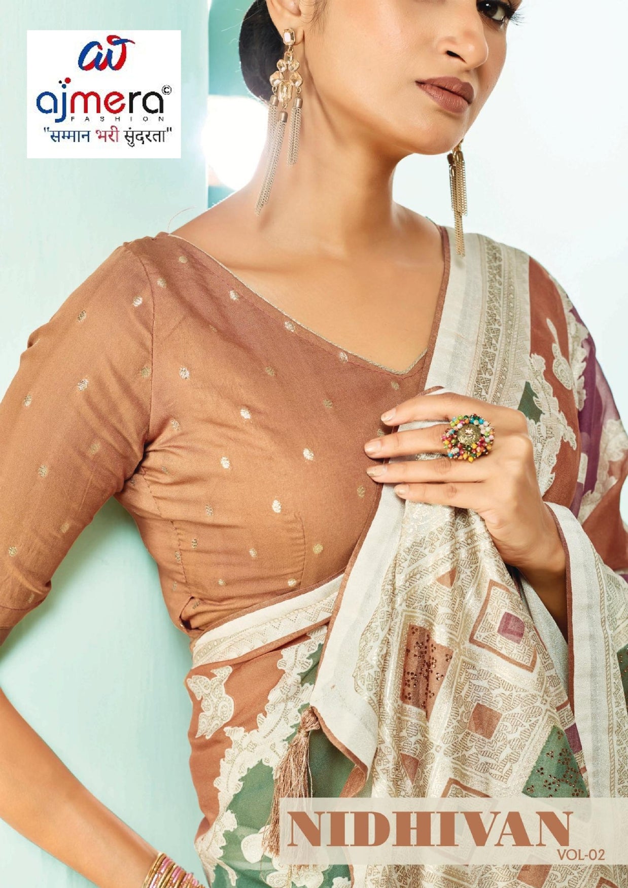 Stylish Printed Saree with Blouse Piece for Traditional Celebrations  | RDD-NIDHIVAN