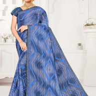 Classic Printed Saree with Blouse Piece for Timeless Traditional Style  | SNR-MATI