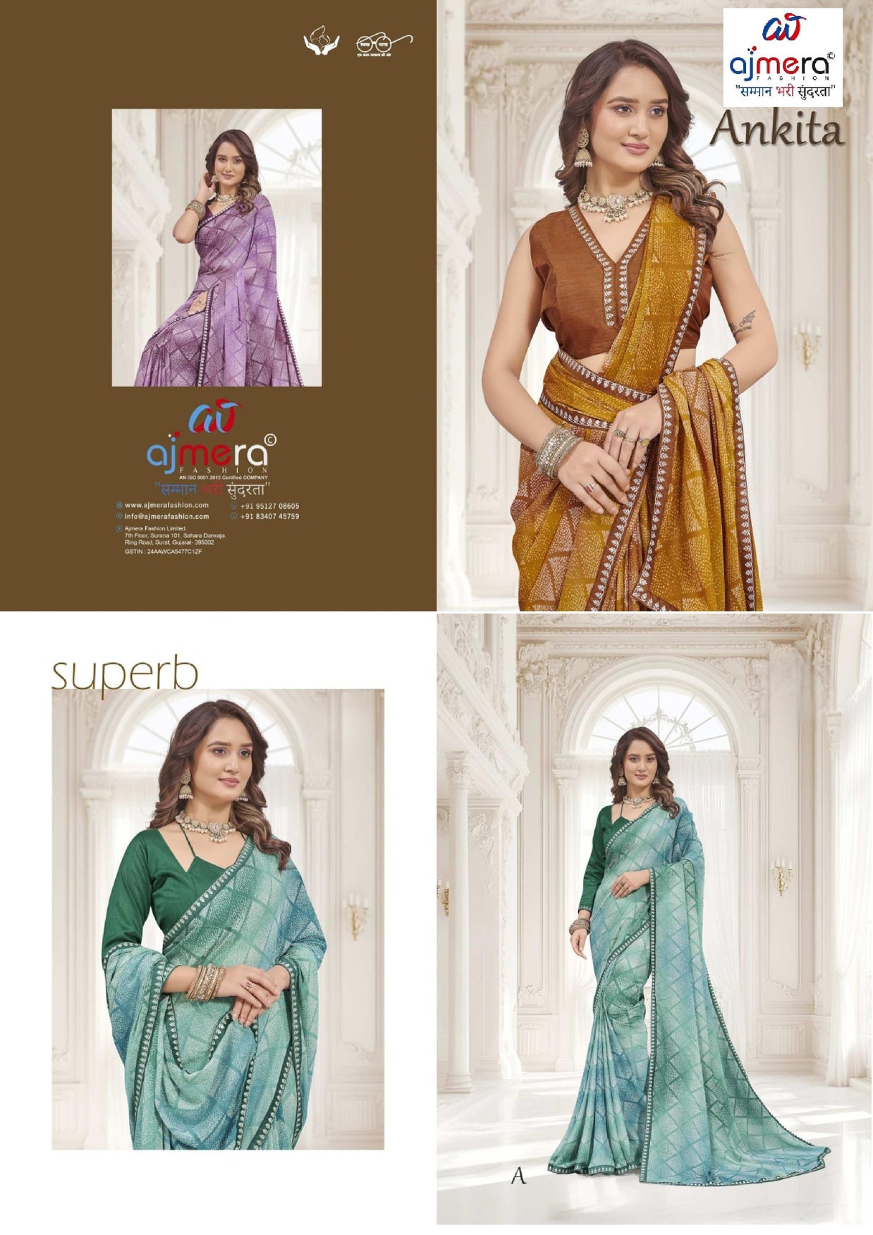 Chic Printed Saree with Blouse Piece for Sophisticated Ethnic Style | RDD-ANKITA
