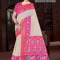 Beautiful Jacquard Silk Saree With Blouse Piece | TUL-SIDDHI COTTON
