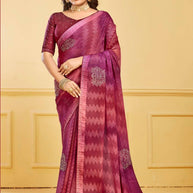 Stylish Printed Saree with Blouse Piece for Traditional Celebrations  | RDD-TANVI