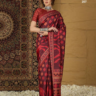 Gulabi Nagri Dolphin Saree with Blouse for Premium Ethnic and Designer Wear | ALL-GULABI NAGRI VOL-02