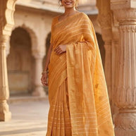 Weightless Print Loose Saree with Blouse for Premium Ethnic and Traditional Wear | CAS-RUBY SILK