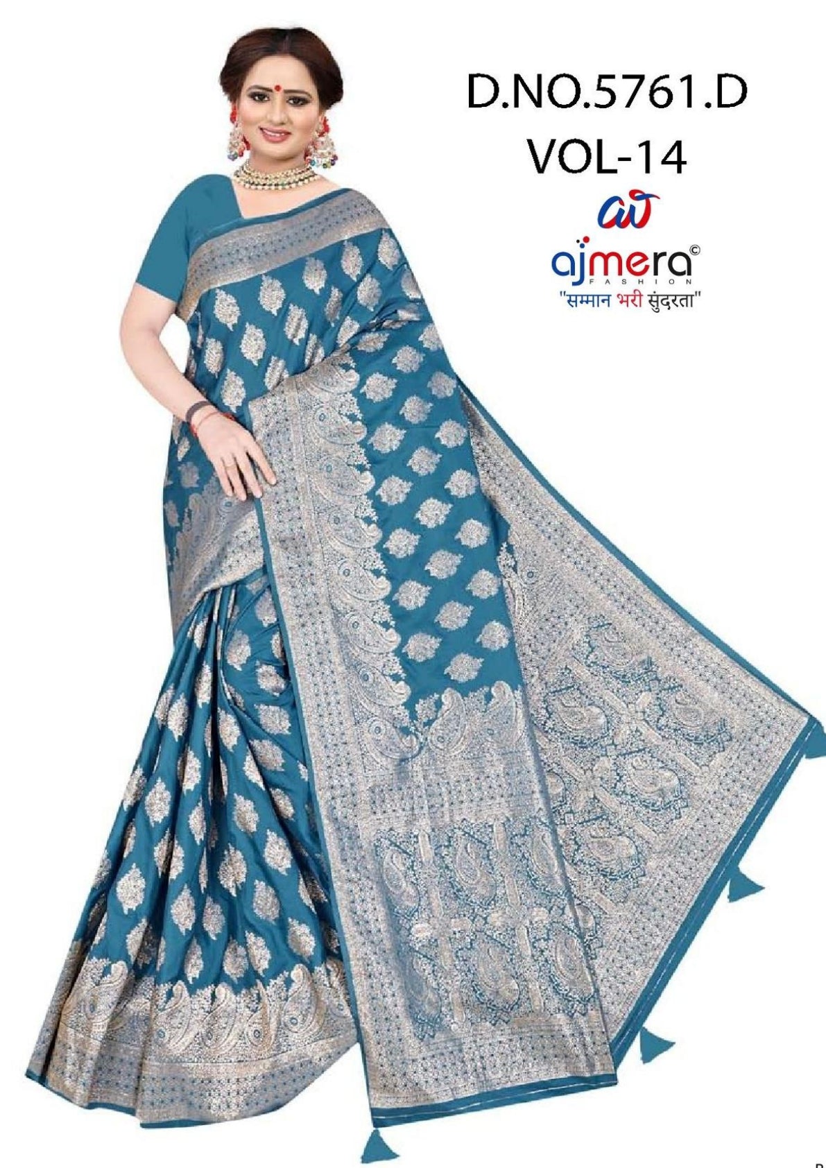 Designer Jacquard Silk Saree with Blouse Piece for Traditional Occasions | DBU-MANGAL BELLA VOL-14