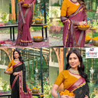 Designer Printed Saree with Blouse Piece for Special Occasions  | VDT-SONAKSHI-4