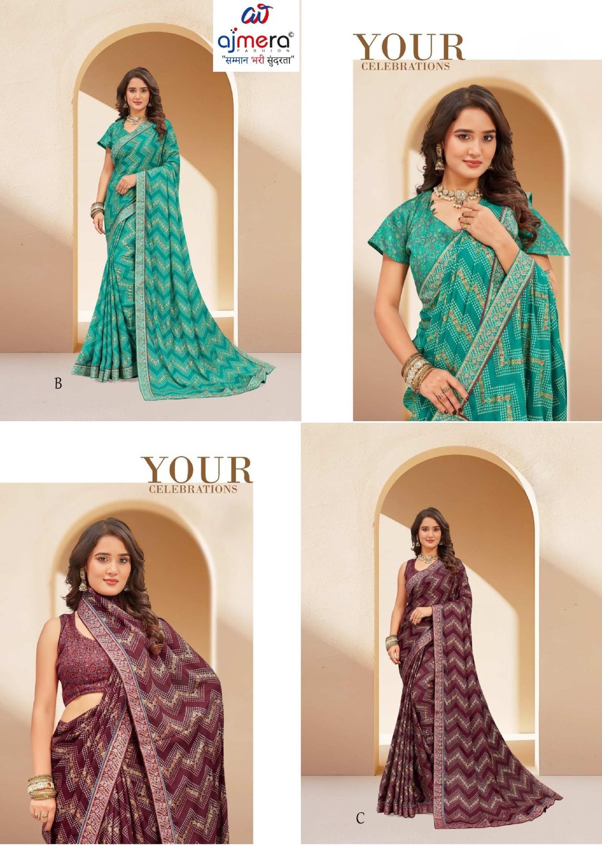 Classic Printed Saree with Blouse Piece for Timeless Traditional Style | RDD-NIKITA VOL-02