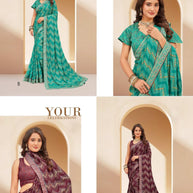 Classic Printed Saree with Blouse Piece for Timeless Traditional Style | RDD-NIKITA VOL-02