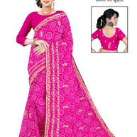 Chic Printed Saree with Blouse Piece for Sophisticated Ethnic Style  | TD-RASHMI