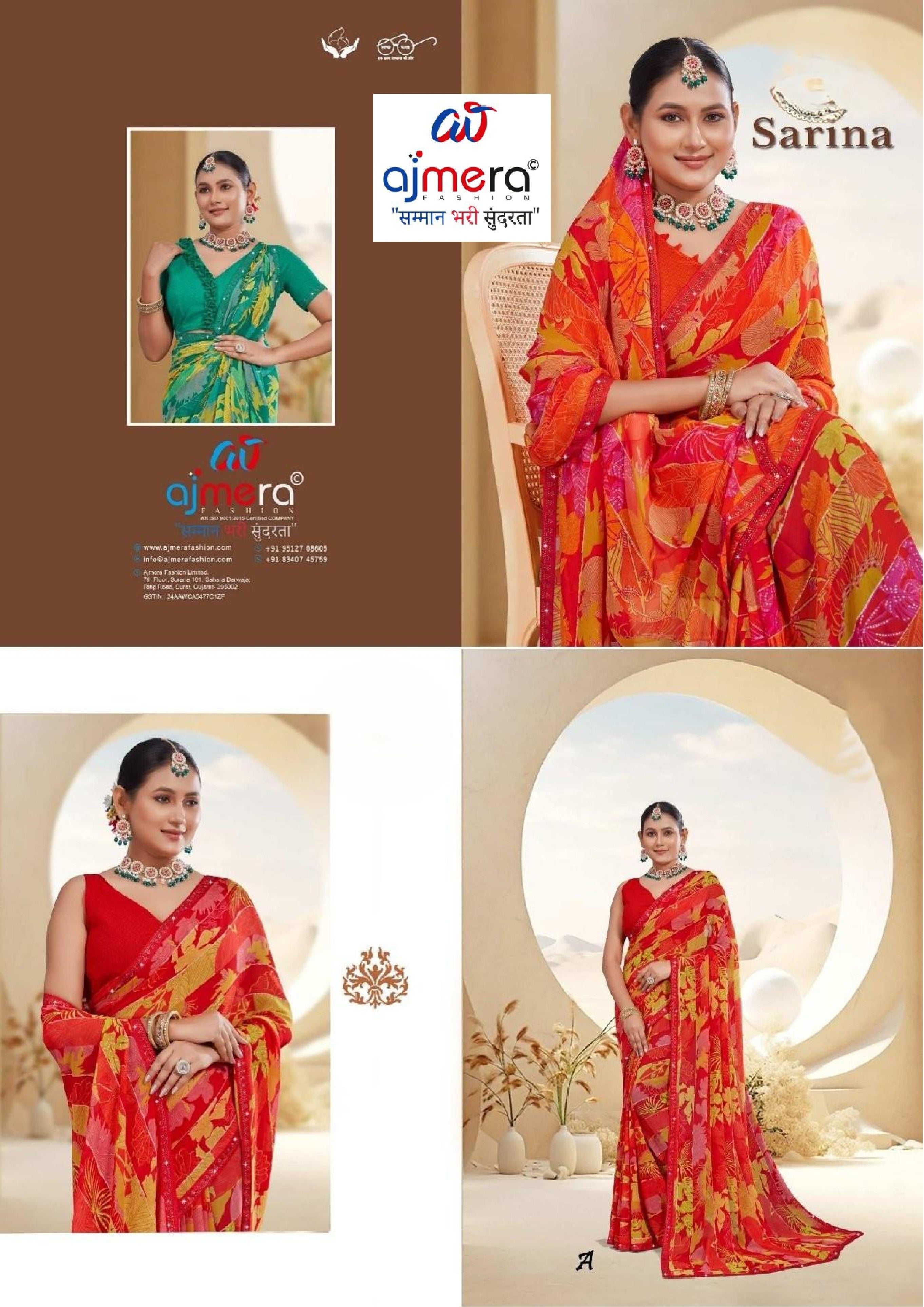 Exclusive Printed Saree with Blouse Piece for Elegant Ethnic Look | RDD-SARINA