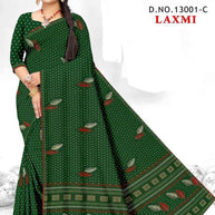 Chic Printed Saree with Blouse Piece for Sophisticated Ethnic Style | GLC-LAXMI