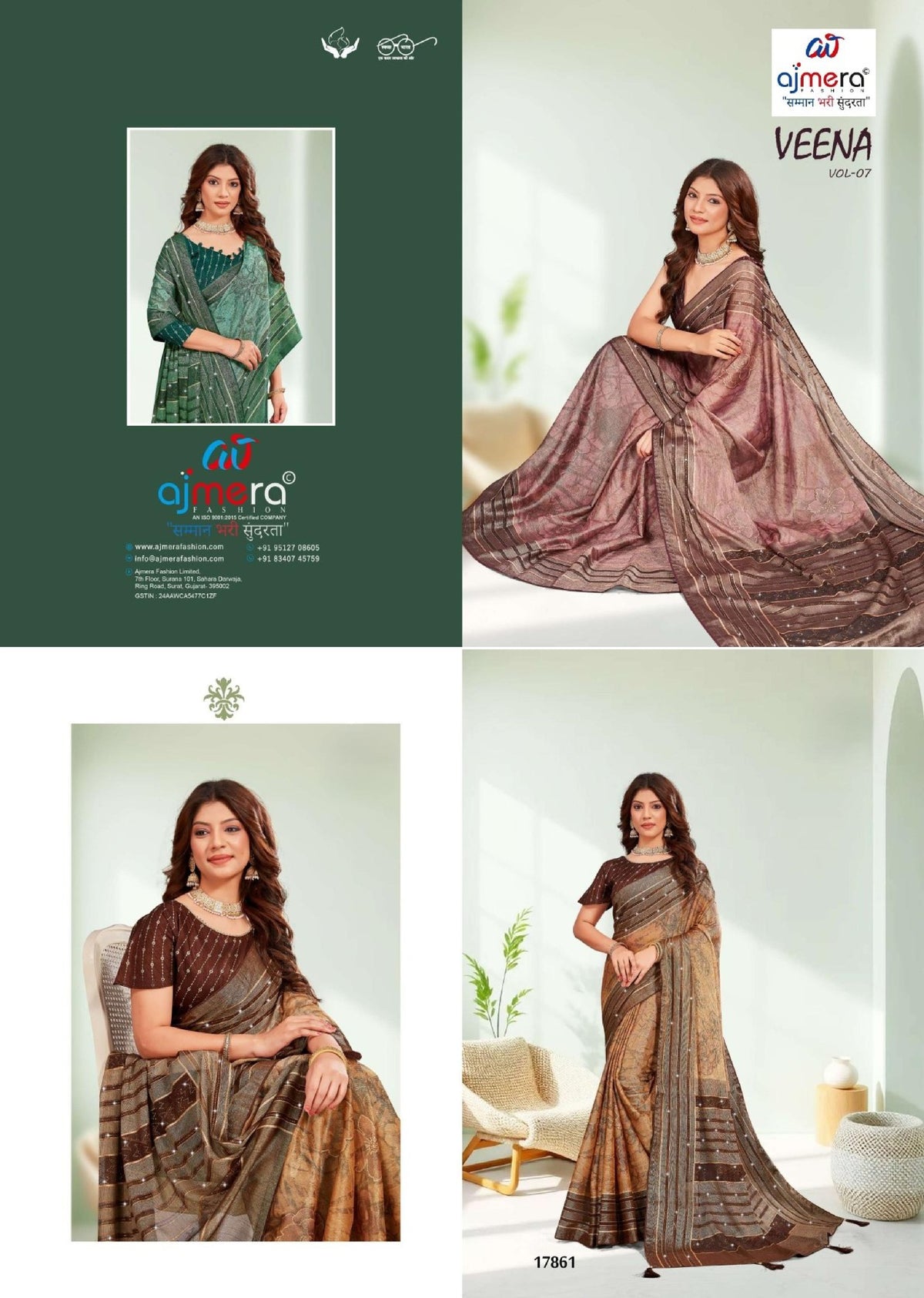 Premium Printed Saree with Matching Blouse Piece for Ethnic Elegance | RDD-VEENA VOL-07