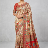 Graceful Border Jacquard Silk Saree With Blouse Piece | PGT-NIYA