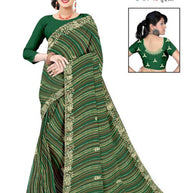 Premium Printed Saree with Matching Blouse Piece for Ethnic Elegance  | TD-TANVI