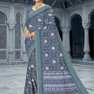 Contemporary Printed Saree with Blouse Piece for Premium Wear | GLC-SURYAMUKHI