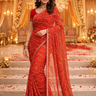 Premium Printed Saree without Blouse for Ethnic Elegance | JS-SAROJ