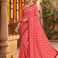 Soft Cotton Saree with Without Blouse for Premium Ethnic and Traditional Wear | PJA-BANGAL BEAUTY