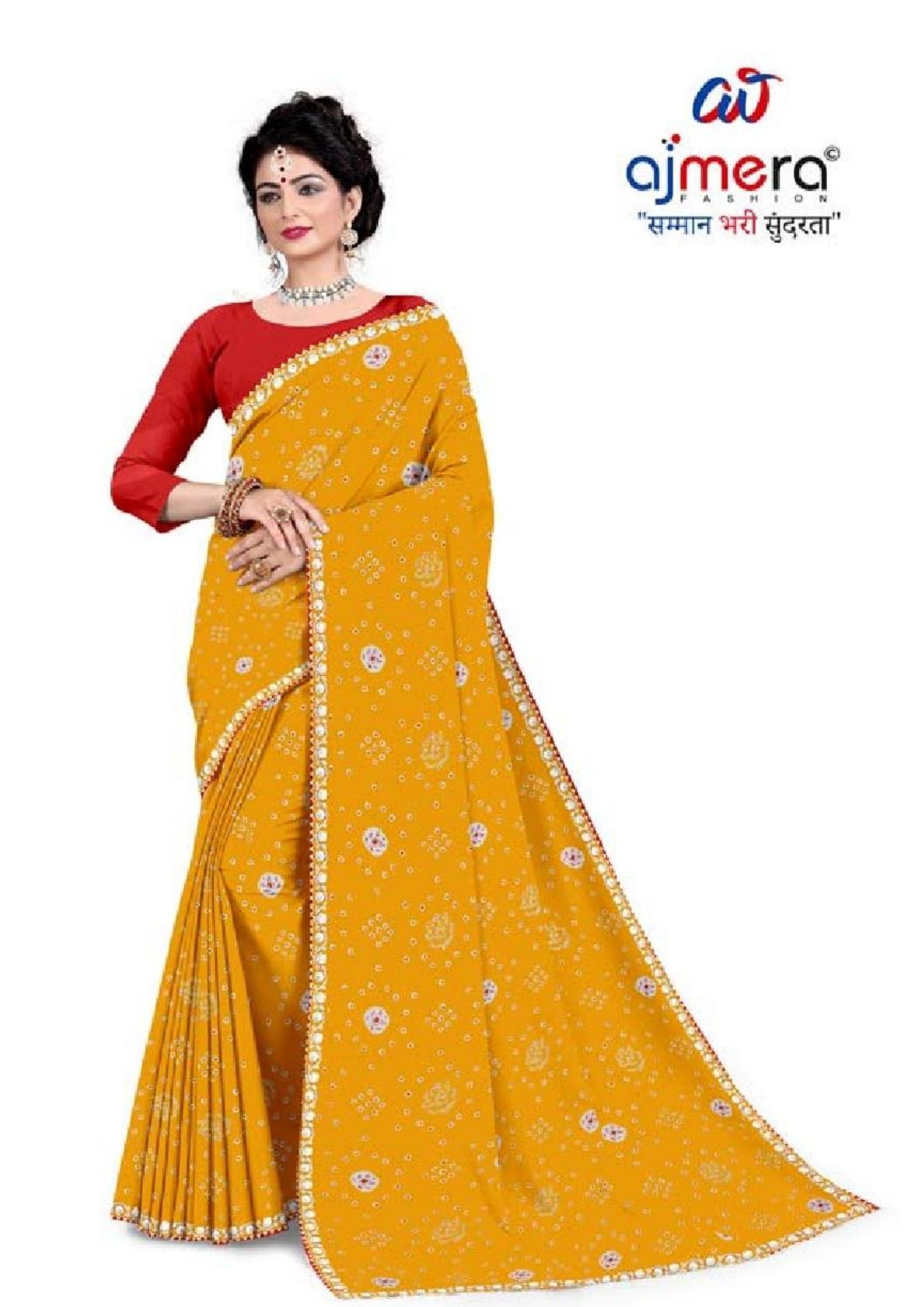 Designer Printed Saree with Blouse Piece for Special Occasions | TD-ROSE