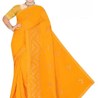 Dyed Matching Saree Supplier with Blouse Piece for Premium Ethnic and Traditional Wear | VKM-COMPANY