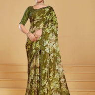 Premium Printed Saree with Matching Blouse Piece for Ethnic Elegance  | RDD-TANUJA