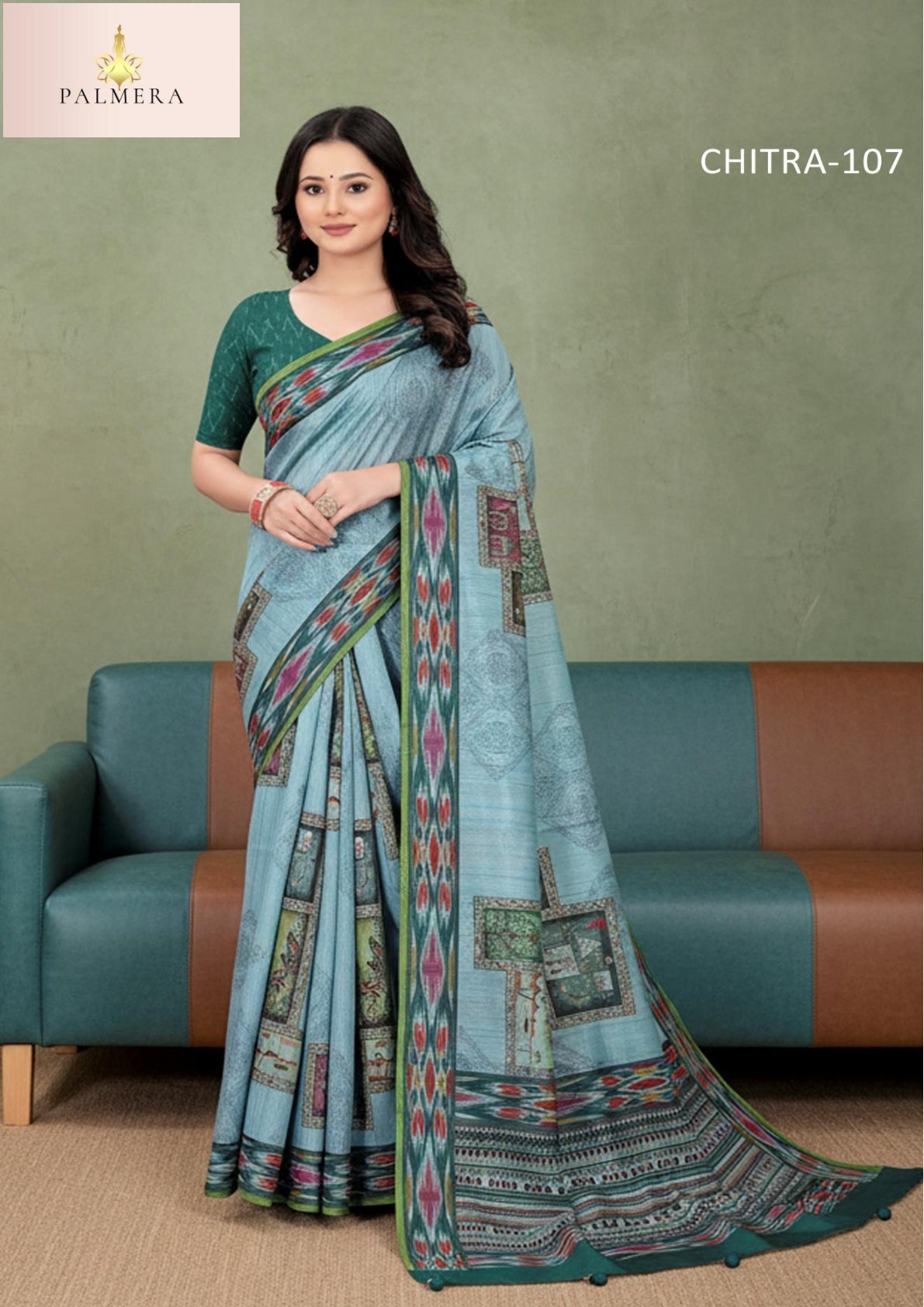 Chitra Blended Silk Saree with Blouse for Premium Ethnic and Designer Wear | ALL-CHITRA VOL-01
