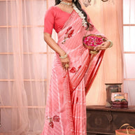 Classic Printed Saree with Blouse Piece for Timeless Traditional Style | PRM-KACHI KALI