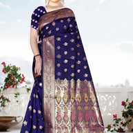 Premium Jacquard Silk Saree with Matching Blouse Piece for Ethnic Celebrations | TUL-CLEAR SILK VOL-07