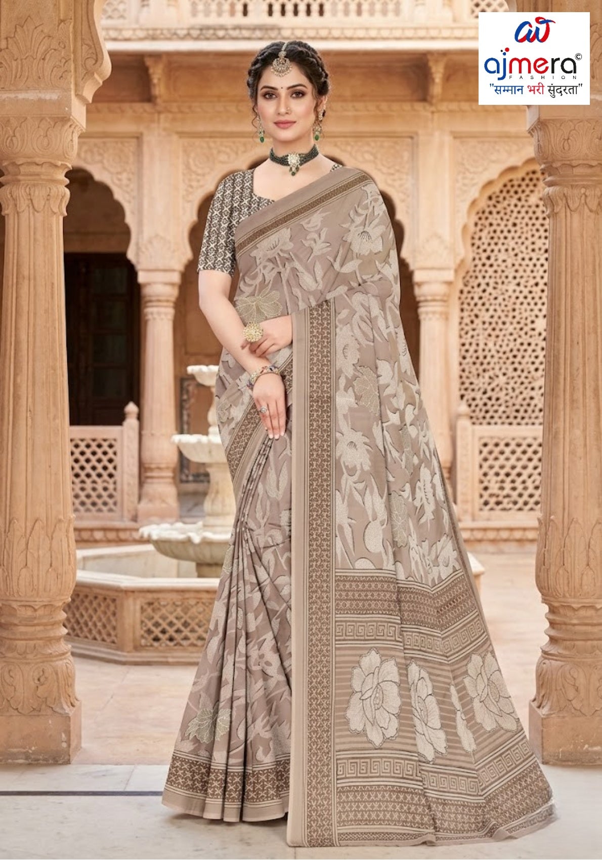 Graceful Printed Saree with Blouse Piece for Modern Ethnic Fashion | GLC-GOPALA