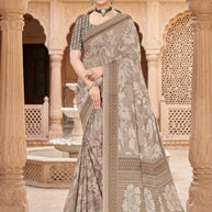 Graceful Printed Saree with Blouse Piece for Modern Ethnic Fashion | GLC-GOPALA