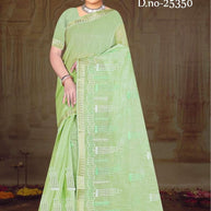 Elegant Jacquard Silk Saree with Designer Blouse Piece for Festive Elegance | MTE-25350