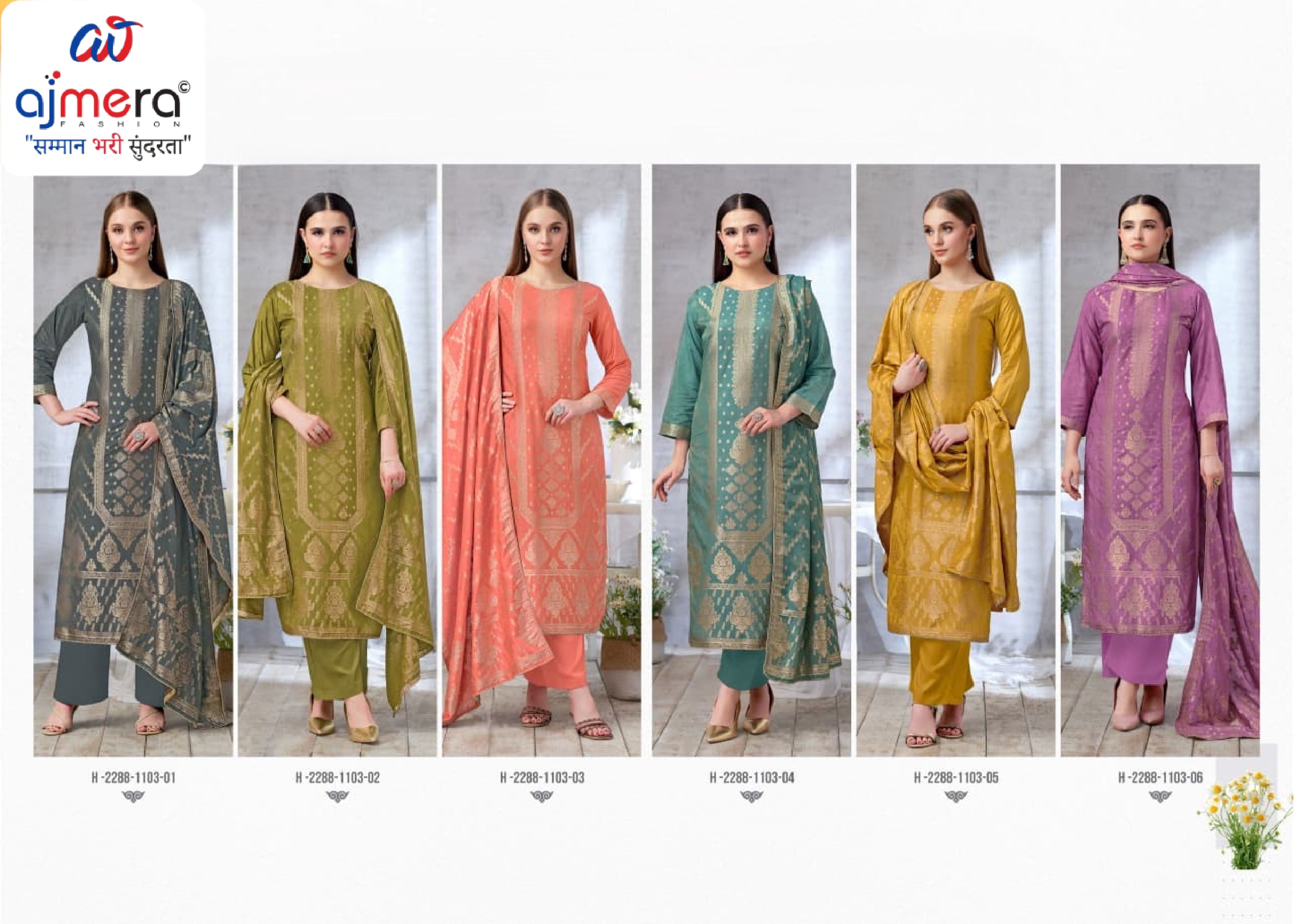 Premium Viscose Unstitched Suit Set | VAS-SARGUN-6