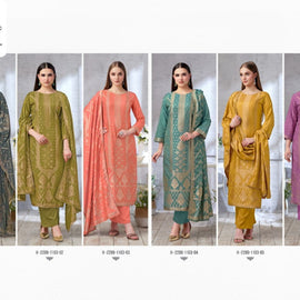 Premium Viscose Unstitched Suit Set | VAS-SARGUN-6