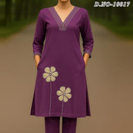 Designer Co-Ord Kurti Set for Women | SDE-10017