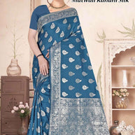Classic Elegance Jacquard Silk Saree With Blouse Piece | TUL-MATWALI KAHANI SILK