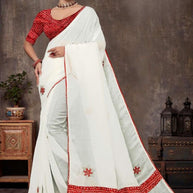 Exclusive Printed Saree with Blouse Piece for Elegant Ethnic Look  | SSR-EFFORT