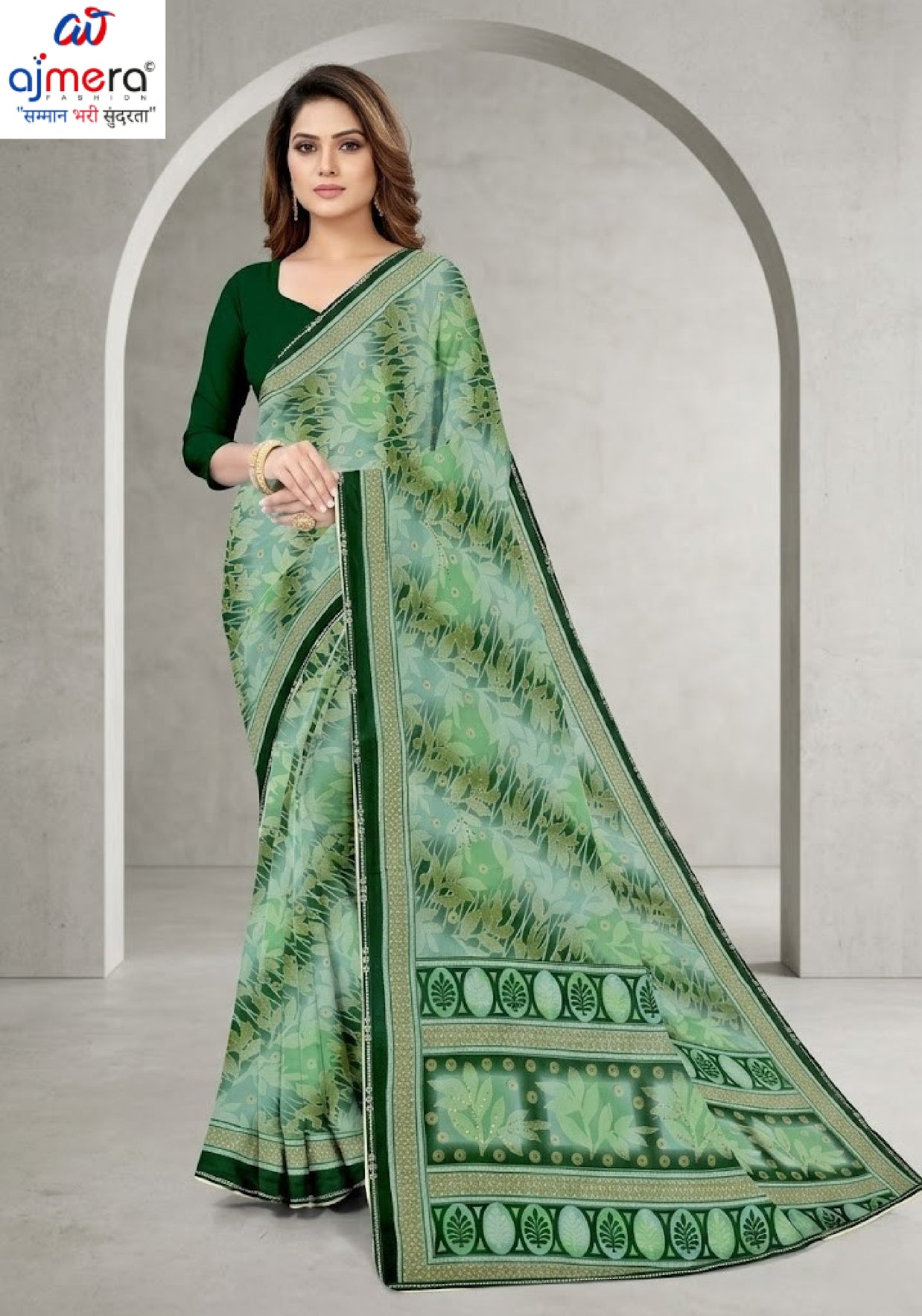 Trendy Printed Saree with Blouse Piece for Women’s Ethnic Wardrobe | CAS-PREM RATAN
