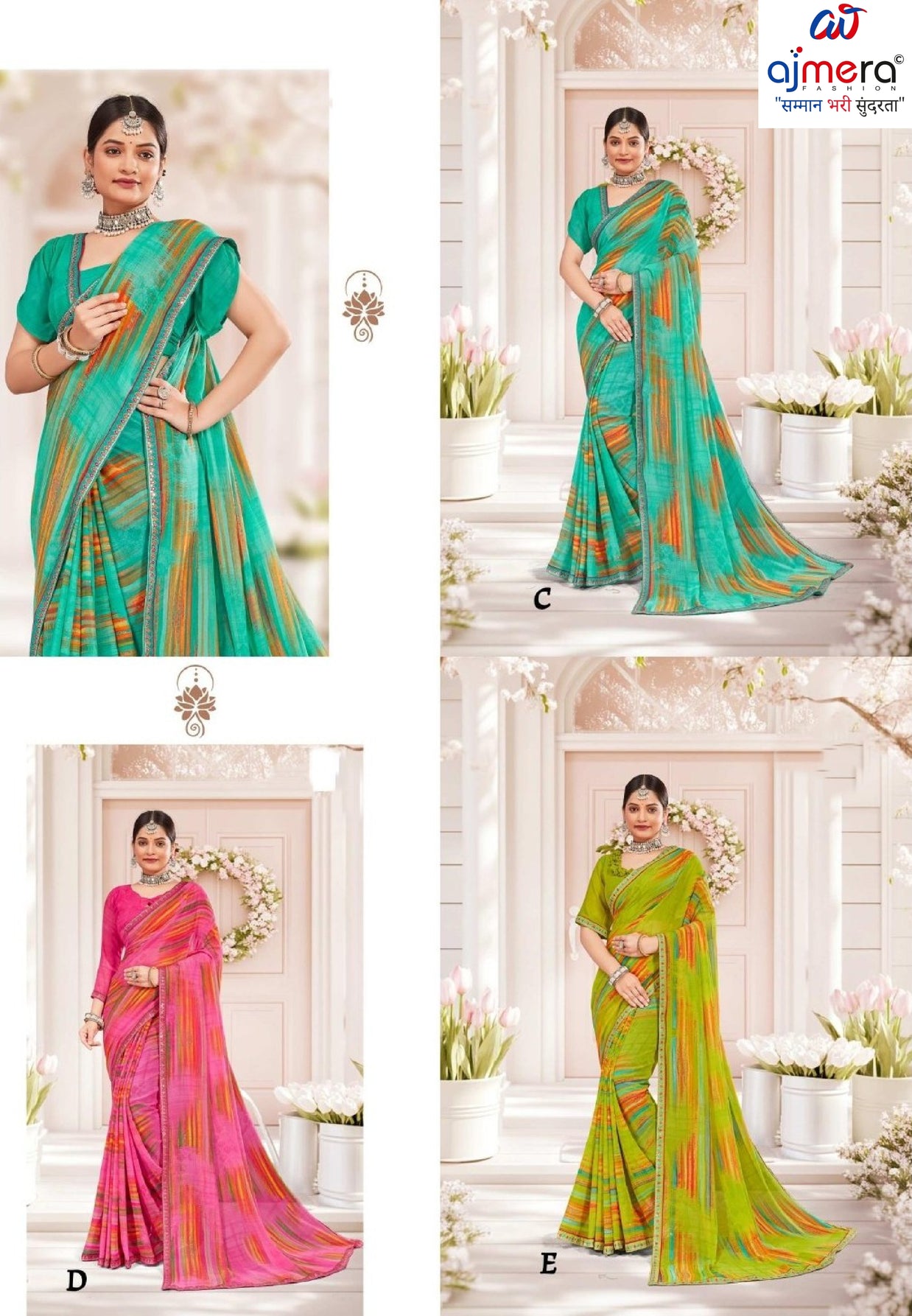 Exclusive Printed Saree with Blouse Piece for Elegant Ethnic Look  | RDD-AANVI VOL-02