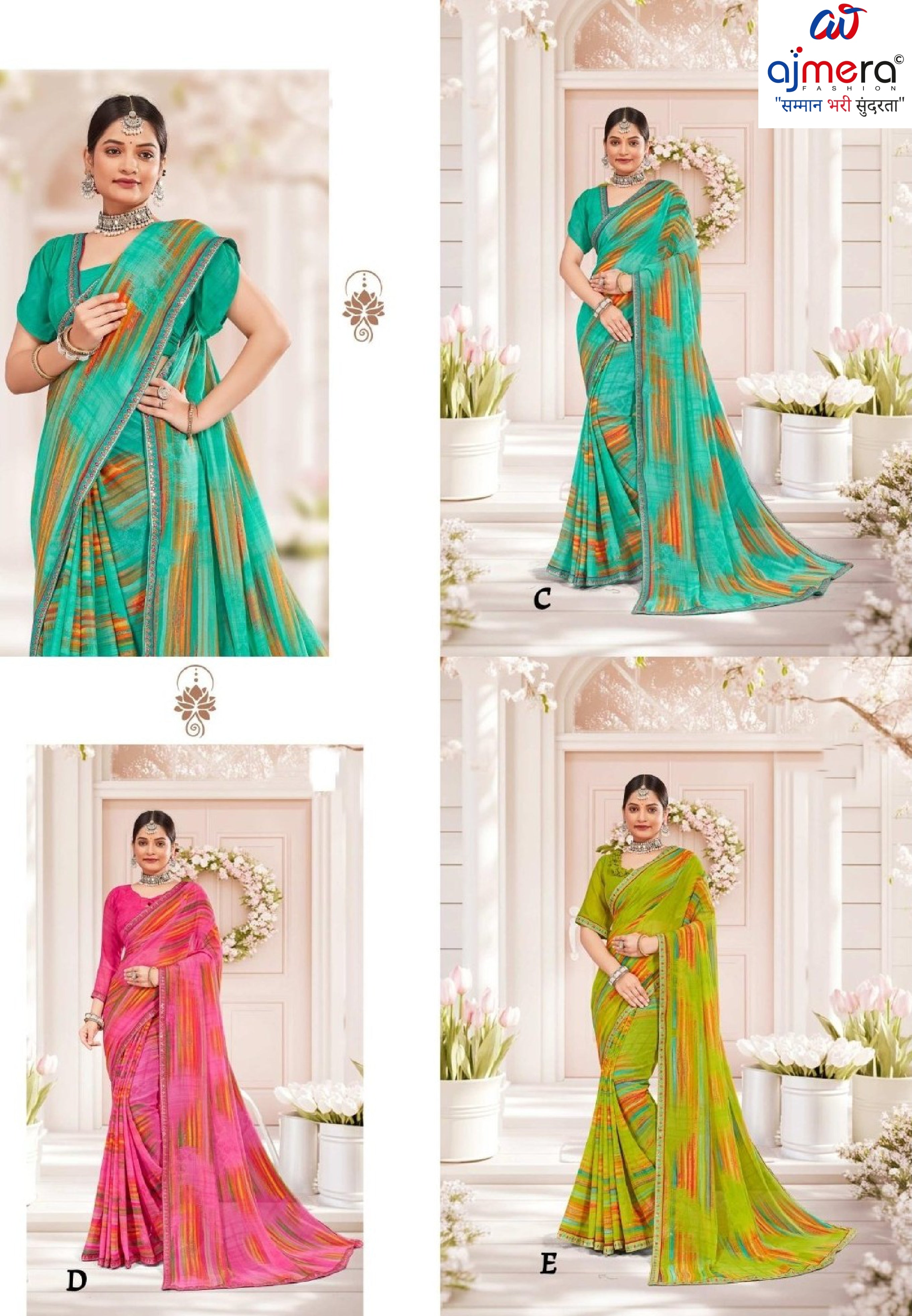 Exclusive Printed Saree with Blouse Piece for Elegant Ethnic Look  | RDD-AANVI VOL-02