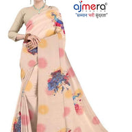 Chic Printed Saree without Blouse for Sophisticated Ethnic Style | TD-HONDA