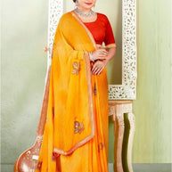 Elegant Printed Saree with Designer Blouse Piece for Festive Wear | PRM-HIRAMOTI