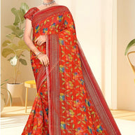 Stylish Printed Saree with Blouse Piece for Traditional Celebrations | SNR-COLGATE