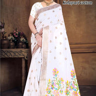 Graceful Elegance Jacquard Silk Saree With Blouse Piece | TUL-KOLAPURI COTTON